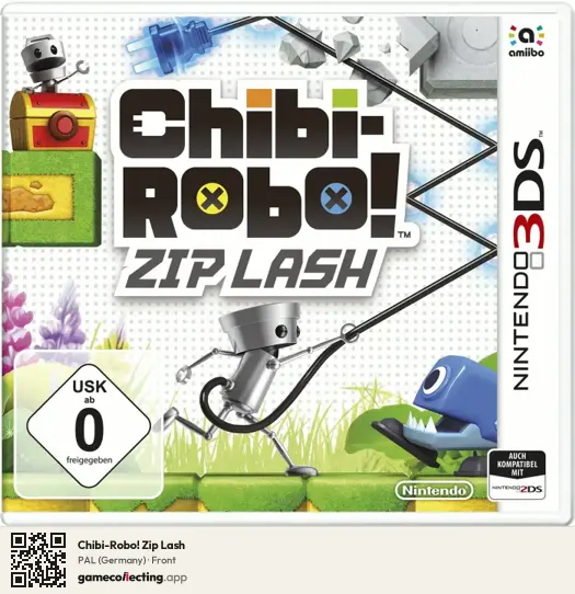 Chibi-Robo! Zip Lash Nintendo 3DS, Germany box front