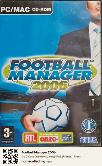 Football Manager 2006 Computer, France box front