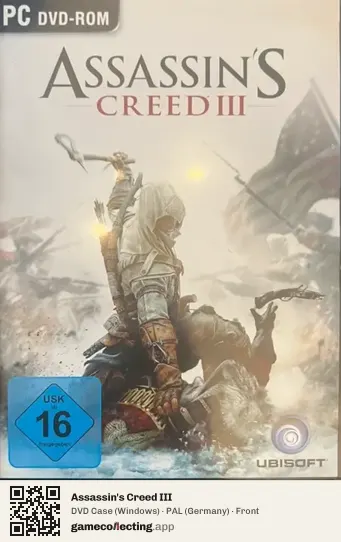 Assassin's Creed III Computer, Germany box front