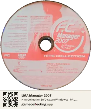 LMA Manager 2007 Computer, PAL disc