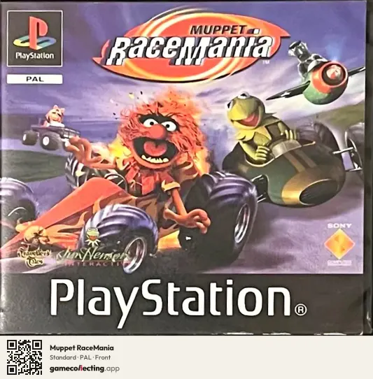 Muppet RaceMania PlayStation, PAL box front