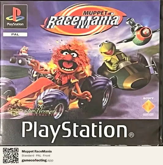 Muppet RaceMania PlayStation, PAL box front