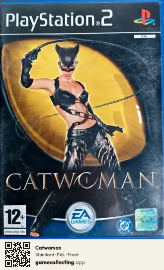 Catwoman PlayStation 2, PAL box front