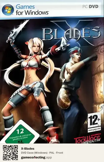 X-Blades Computer, PAL box front