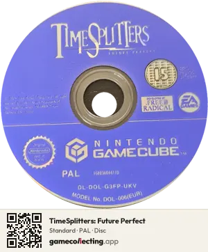 TimeSplitters: Future Perfect Nintendo GameCube, PAL disc