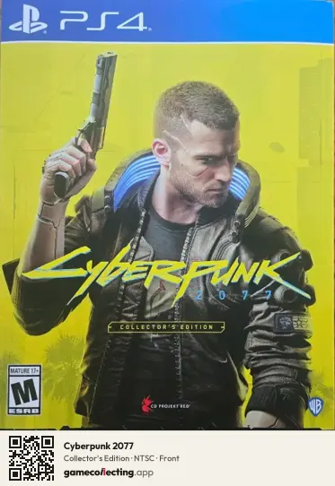 Cyberpunk 2077 PlayStation 4, NTSC box front