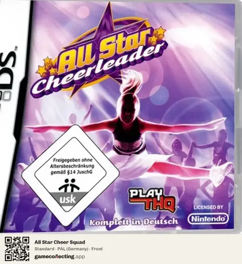 All Star Cheer Squad Nintendo DS, Germany box front