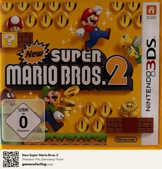 New Super Mario Bros. 2 Nintendo 3DS, Germany box front