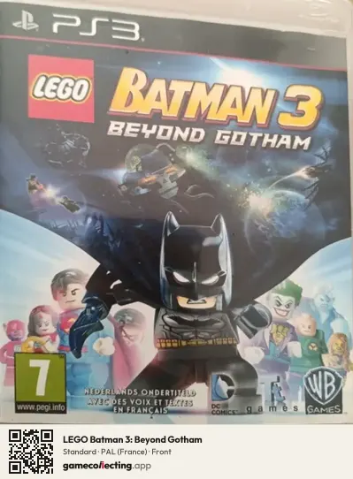 LEGO Batman 3: Beyond Gotham PlayStation 3, France box front