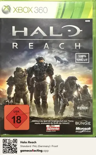 Halo: Reach Xbox 360, Germany box front