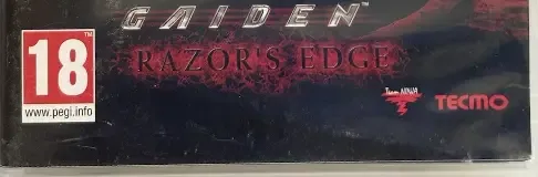 Ninja Gaiden 3: Razor's Edge, the PEGI square on its front