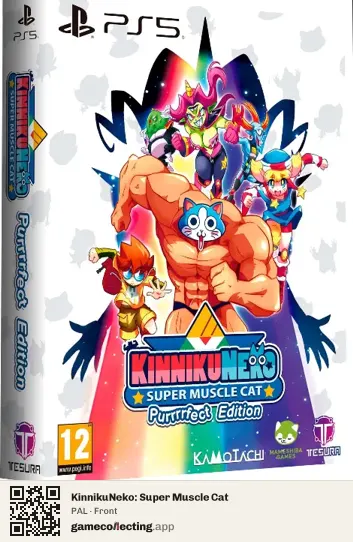 KinnikuNeko: Super Muscle Cat PlayStation 5, PAL box front