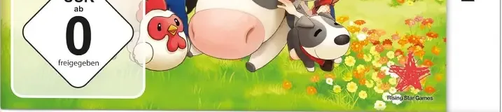 Harvest Moon 3D: The Lost Valley, the USK square on its front