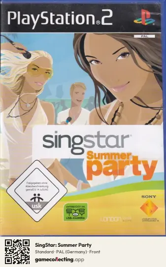 SingStar: Summer Party PlayStation 2, Germany box front