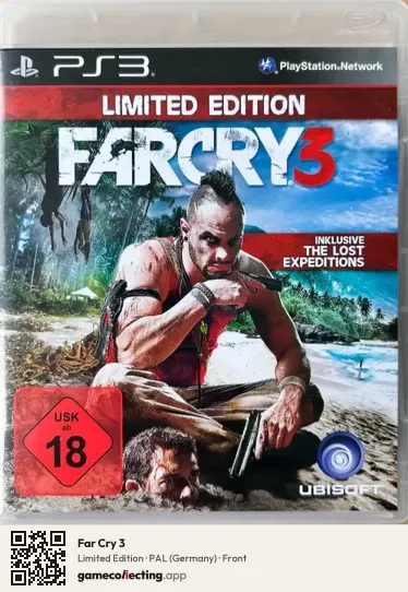 Far Cry 3 PlayStation 3, Germany box front