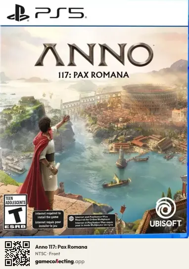 Anno 117: Pax Romana PlayStation 5, NTSC box front