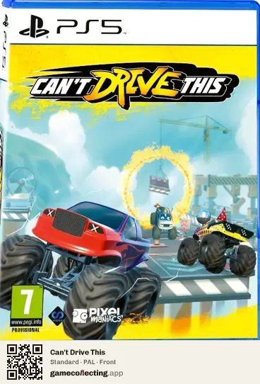 Can't Drive This PlayStation 5, PAL box front