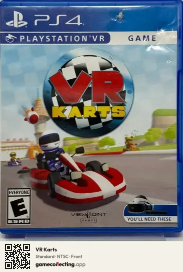 VR Karts PlayStation 4, NTSC box front