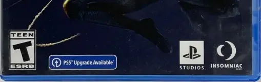 Marvel's Spider-Man: Miles Morales, the ESRB box on its front