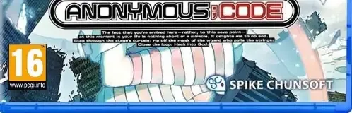 Anonymous;Code, the PEGI square on its front