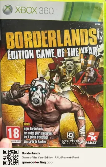 Borderlands Xbox 360, France box front