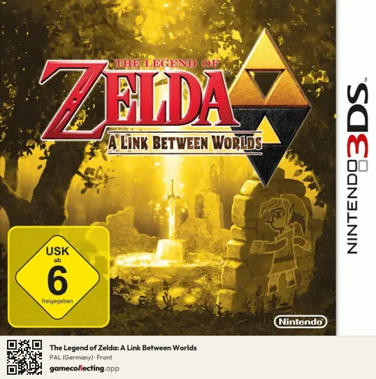 The Legend of Zelda: A Link Between Worlds Nintendo 3DS, Germany box front
