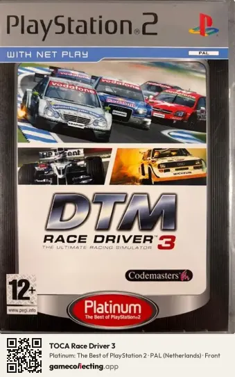 TOCA Race Driver 3 PlayStation 2, Netherlands box front
