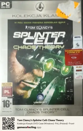 Tom Clancy's Splinter Cell: Chaos Theory Computer, Poland box front