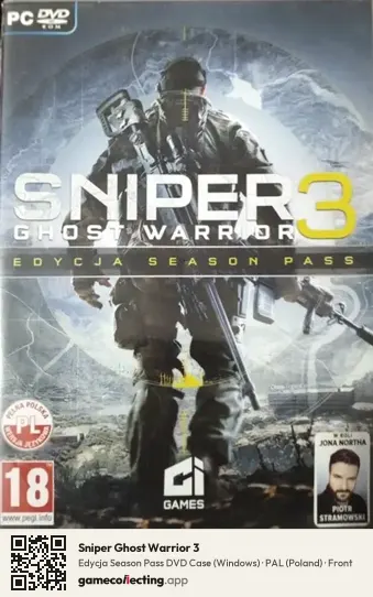 Sniper Ghost Warrior 3 Computer, Poland box front