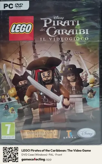 LEGO Pirates of the Caribbean: The Video Game Computer, PAL box front