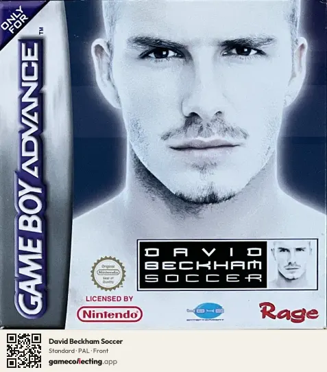 David Beckham Soccer Game Boy Advance, PAL box front