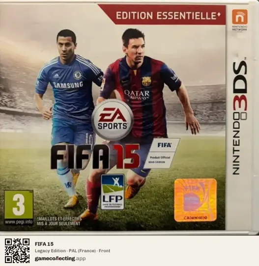 FIFA 15 Nintendo 3DS, France box front