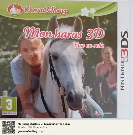 My Riding Stables 3D: Jumping for the Team Nintendo 3DS, France box front