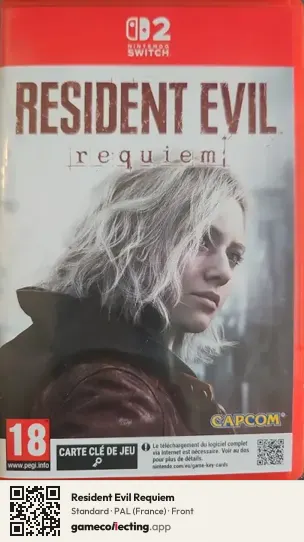 Resident Evil Requiem Nintendo Switch 2, France box front