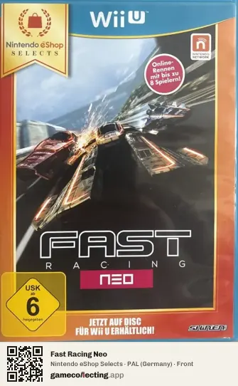 Fast Racing Neo Nintendo Wii U, Germany box front
