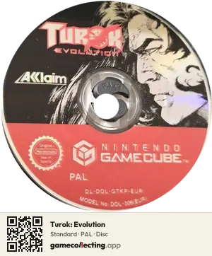 Turok: Evolution Nintendo GameCube, PAL disc