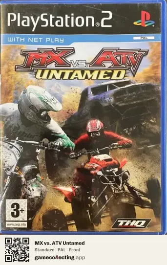 MX vs. ATV Untamed PlayStation 2, PAL box front