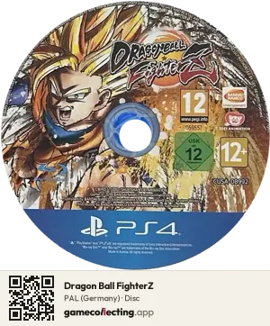 Dragon Ball FighterZ PlayStation 4, PAL disc