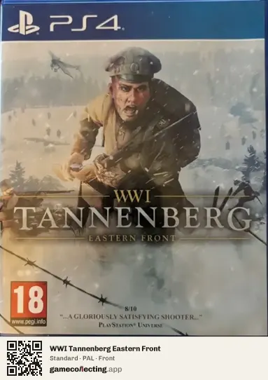 WWI Tannenberg Eastern Front PlayStation 4, PAL box front