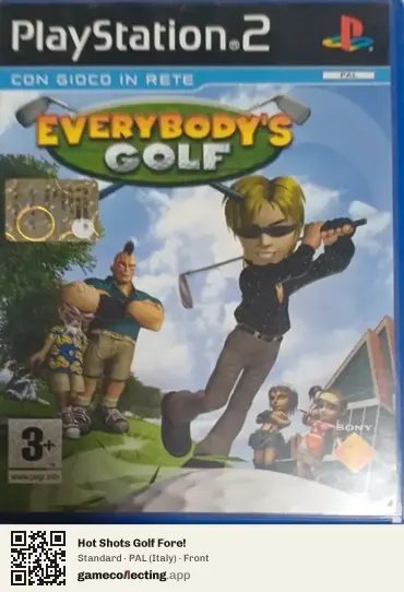 Hot Shots Golf Fore! PlayStation 2, Italy box front