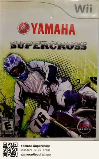 Yamaha Supercross Nintendo Wii, NTSC box front