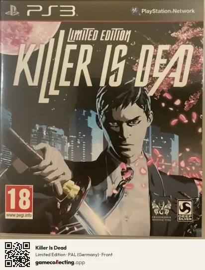 Killer Is Dead PlayStation 3, Germany box front
