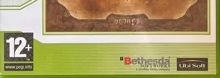 The Elder Scrolls III: Morrowind, the PEGI square on its front