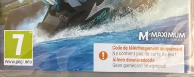 Aqua Moto Racing Utopia, the PEGI square on its front