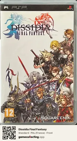 Dissidia Final Fantasy PlayStation Portable, France box front