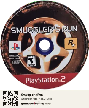 Smuggler's Run PlayStation 2, NTSC disc