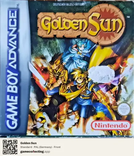 Golden Sun Game Boy Advance, Germany box front