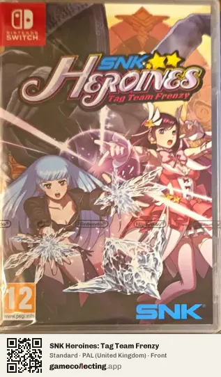 SNK Heroines: Tag Team Frenzy Nintendo Switch, United Kingdom box front
