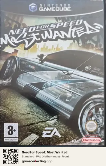 Need for Speed: Most Wanted Nintendo GameCube, Netherlands box front