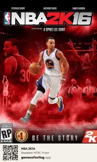 NBA 2K16 Xbox 360, NTSC box front